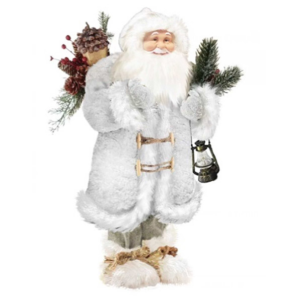 16”  White Santa  Decor  - copy