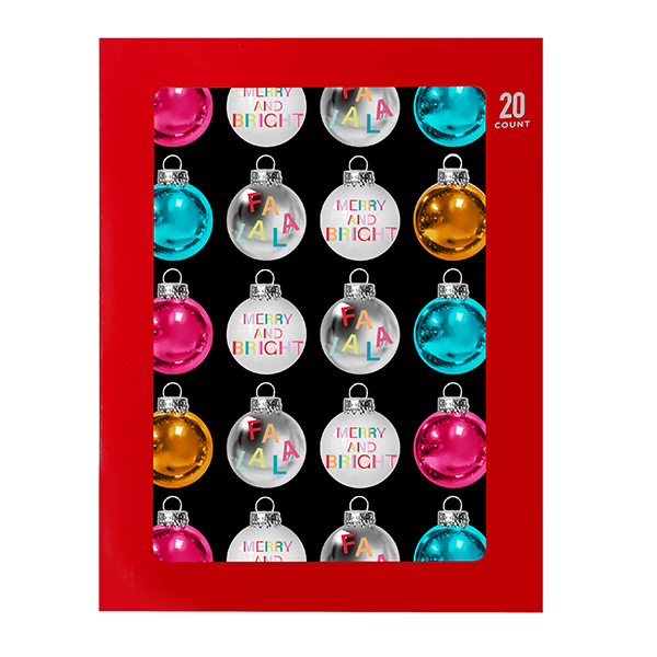 25mm x 20ct fashion glass ornaments - copy