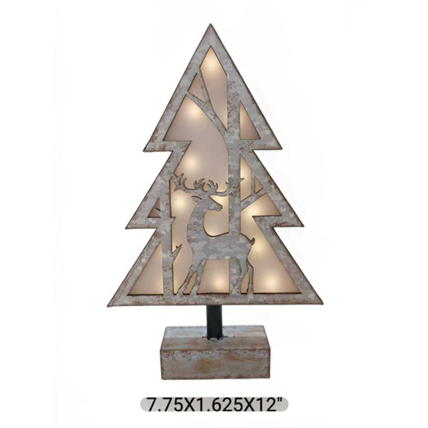 Light Wood Tree Decor 