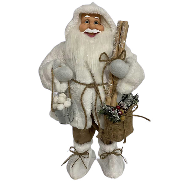 16”  White Santa  Decor  - copy