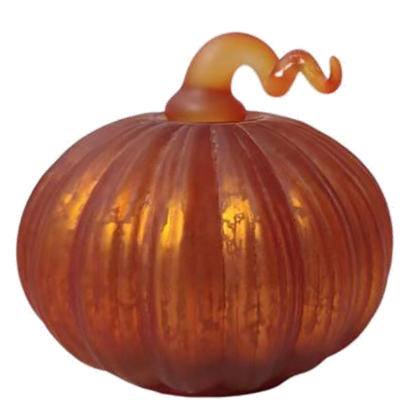 HARVEST GLASS PUMPKIN DÉCOR