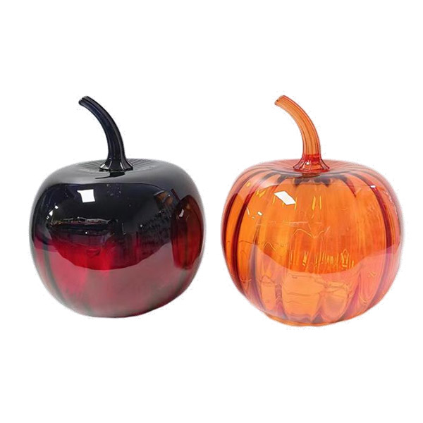  HARVEST GLASS PUMPKIN DÉCOR