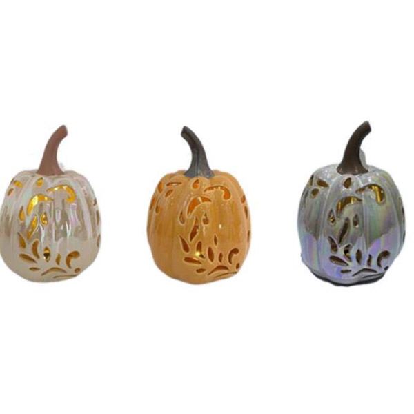 HARVEST CERAMIC PUMPKIN DÉCOR