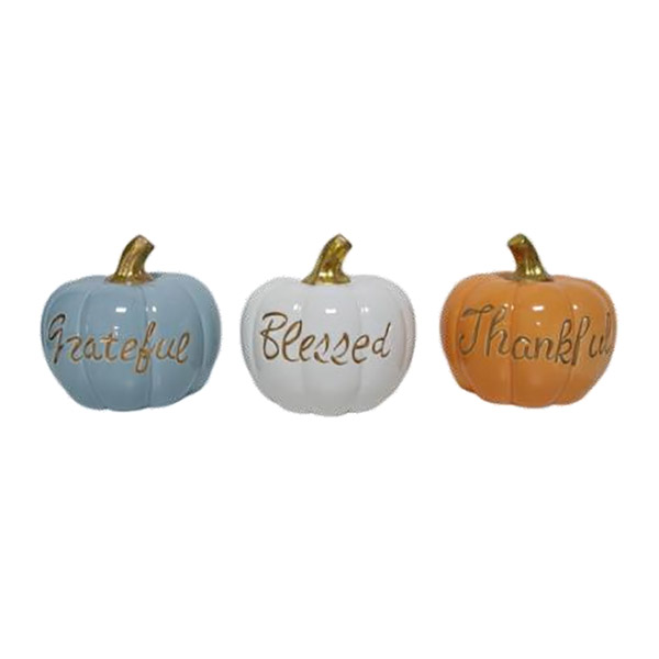 HARVEST CERAMIC PUMPKIN DÉCOR