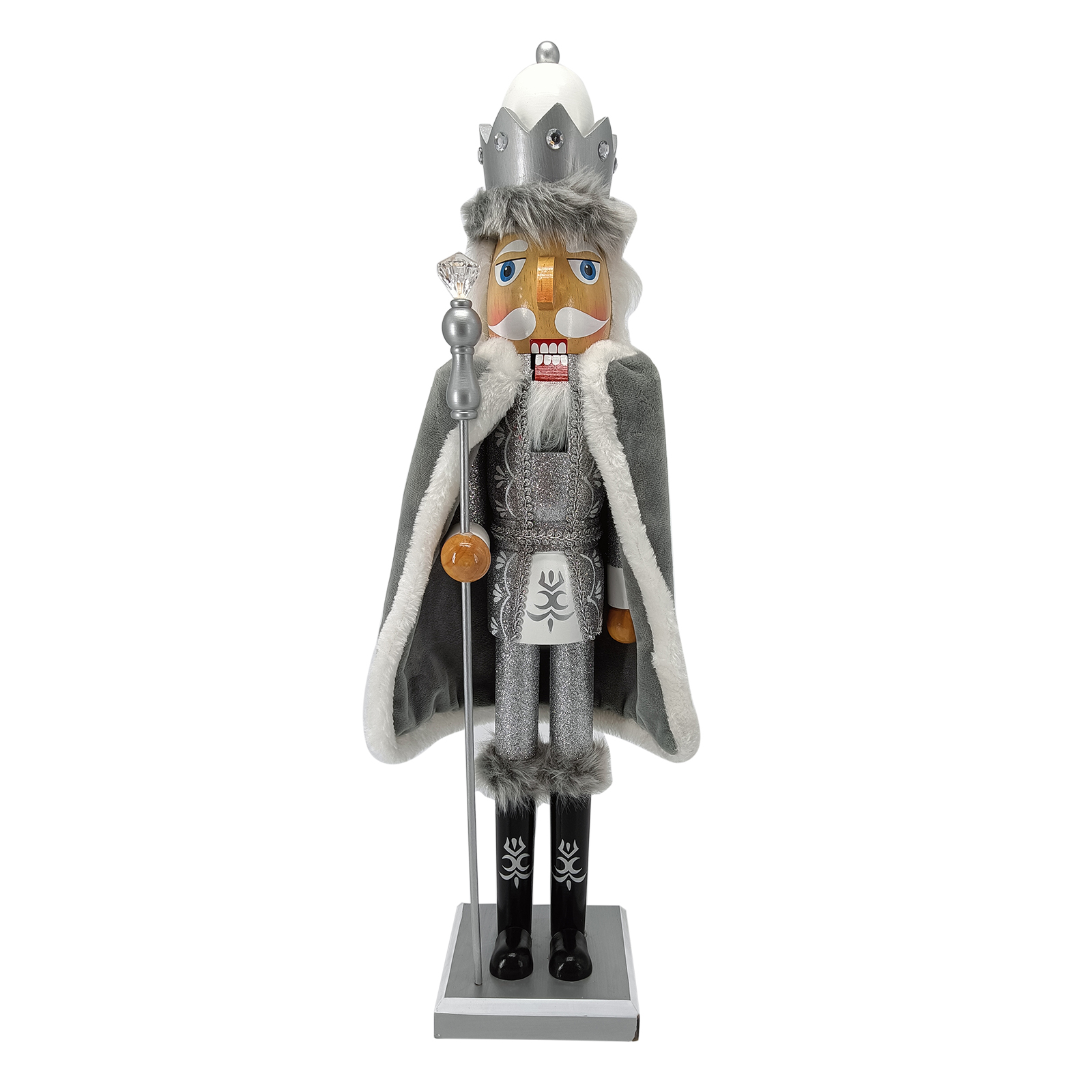 15IN Silver King Nutcracker 