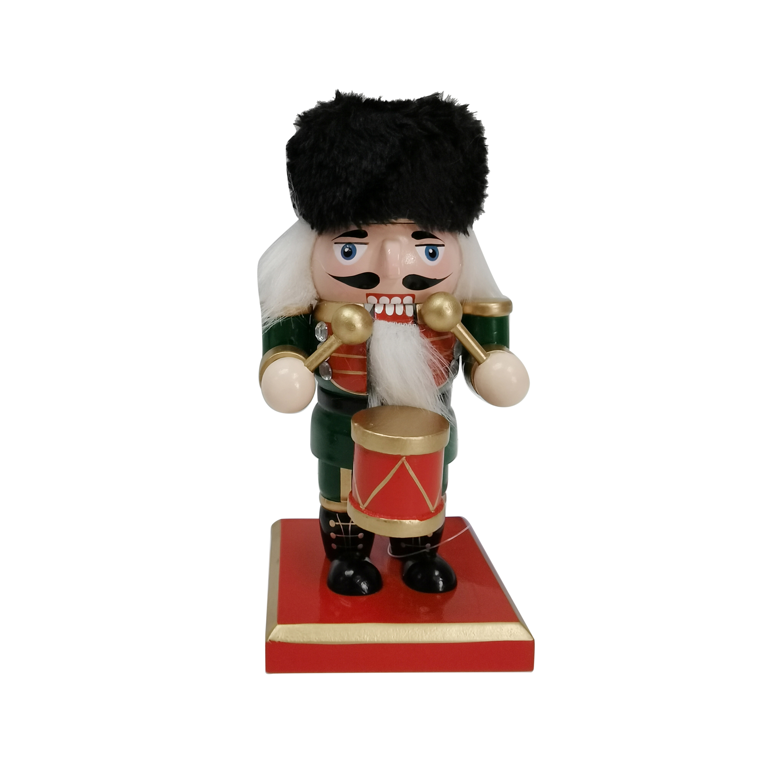 6IN Drummer Chubby Nutcracker 