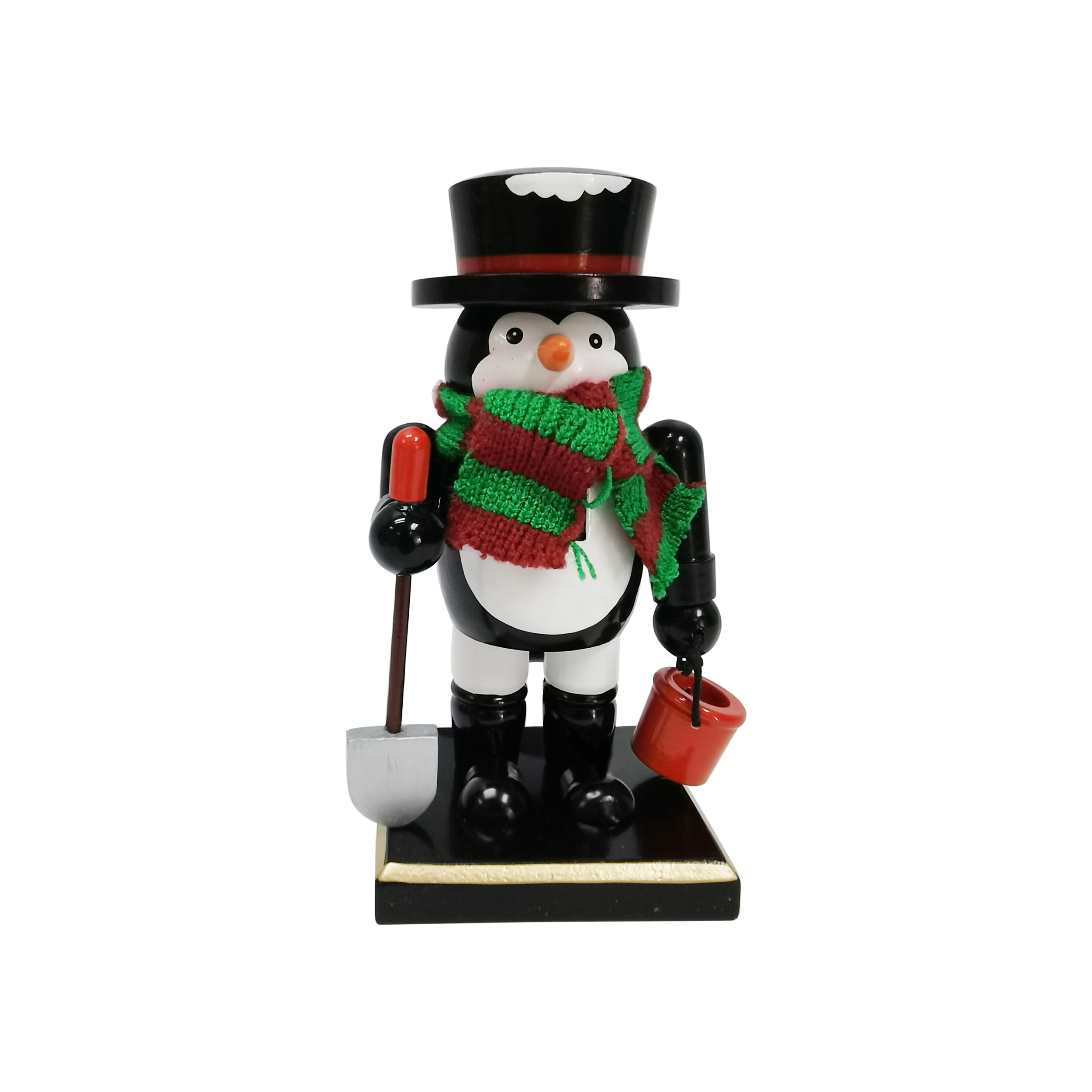 6IN Penguin  Chubby Nutcracker