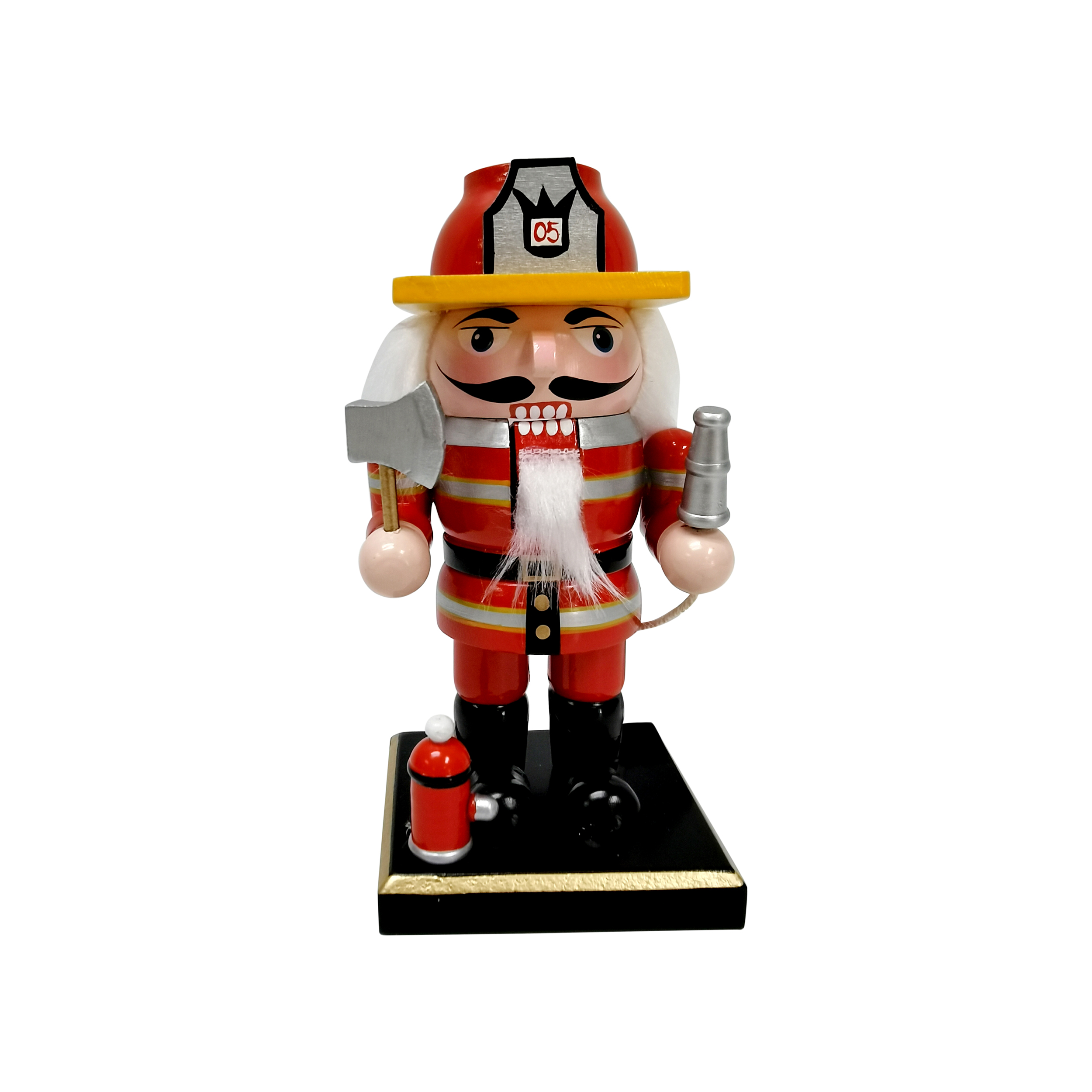 6IN Fireman  Chubby Nutcracker