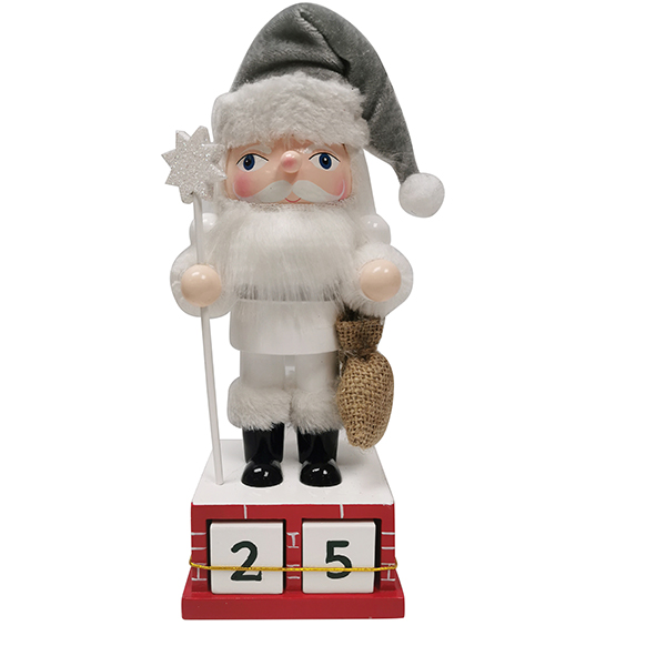 9IN Santa Chubby Nutcracker 