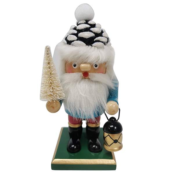 6IN Pinecone Chubby Nutcracker