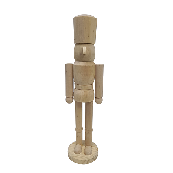 15IN Natural Wood Nutcracker   