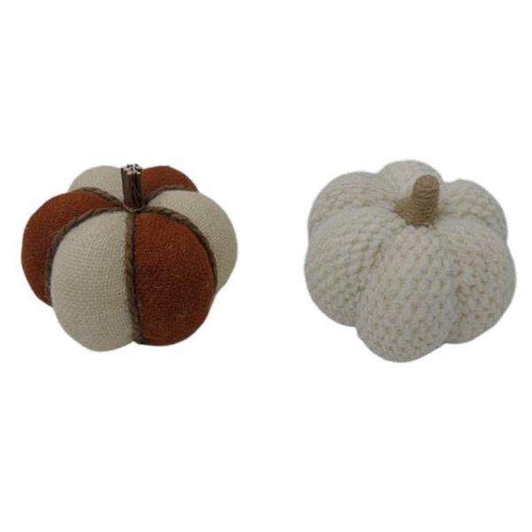 HARVEST FABRIC PUMPKIN DÉCOR