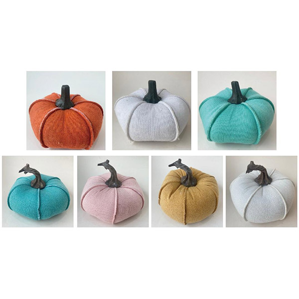 HARVEST FABRIC PUMPKIN DÉCOR 