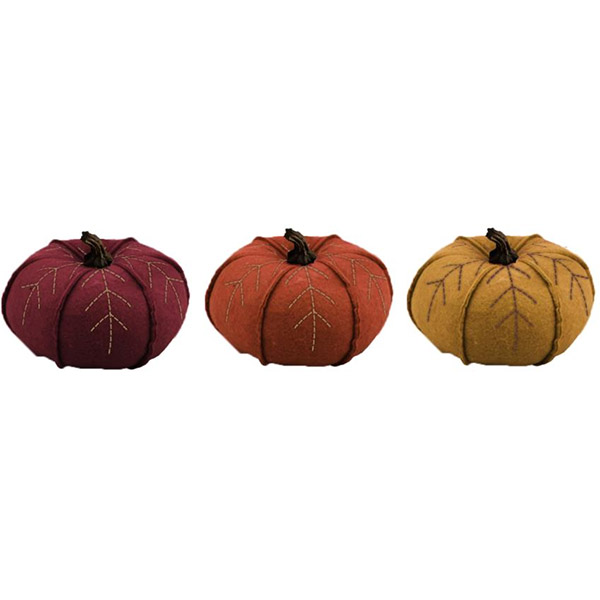 HARVEST FABRIC PUMPKIN DÉCOR