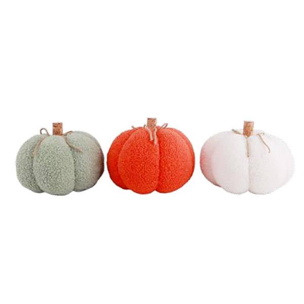 HARVEST FABRIC PUMPKIN DÉCOR