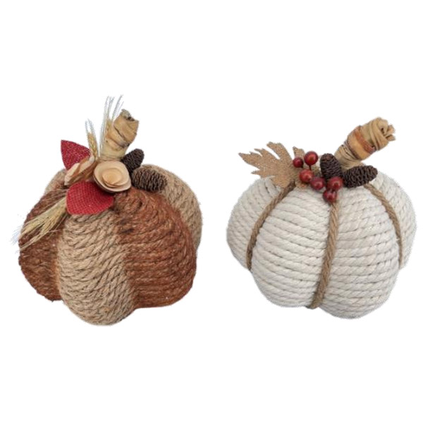 HARVEST FABRIC PUMPKIN DÉCOR