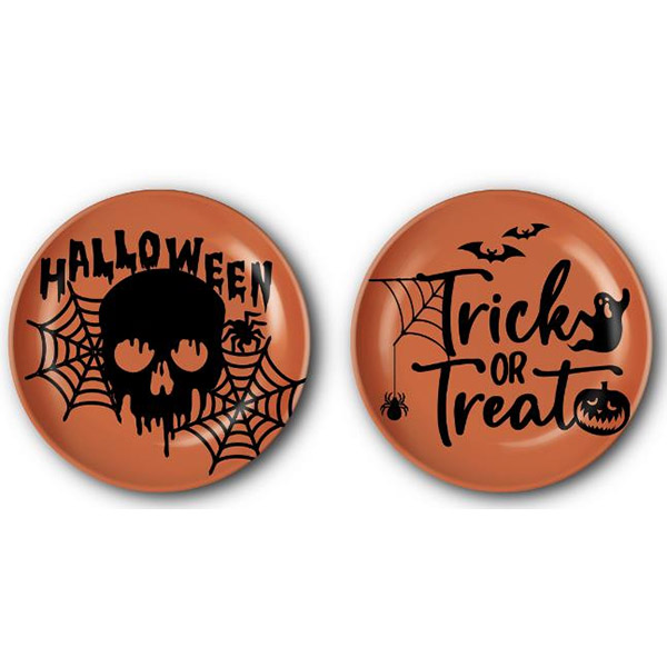  HALLOWEEN TABLETOP DÉCOR.-PLATES 