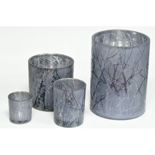 HALLOWEEN GLASS CANDLE DÉCOR