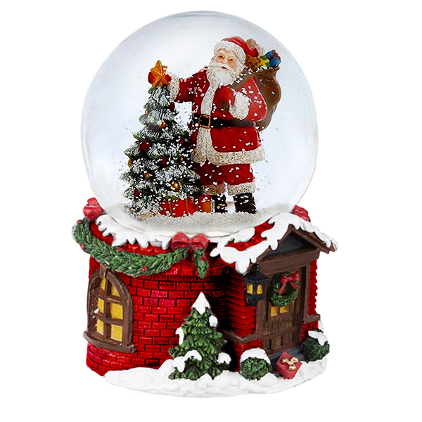 100mm  Santa Water Globe