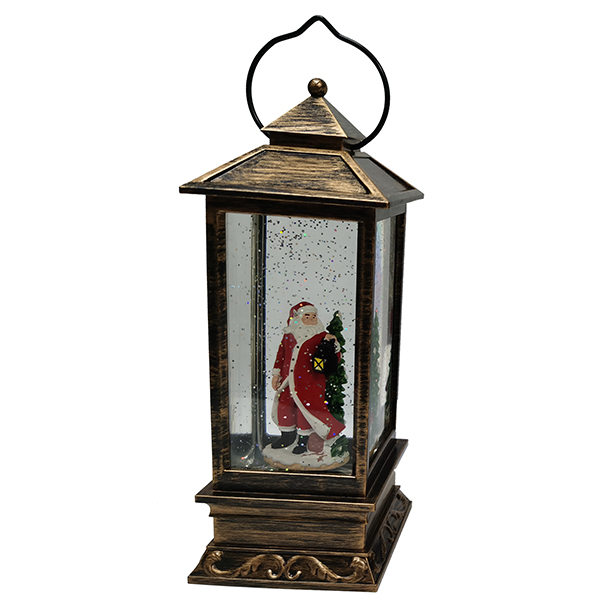 Plastic Santa lantern