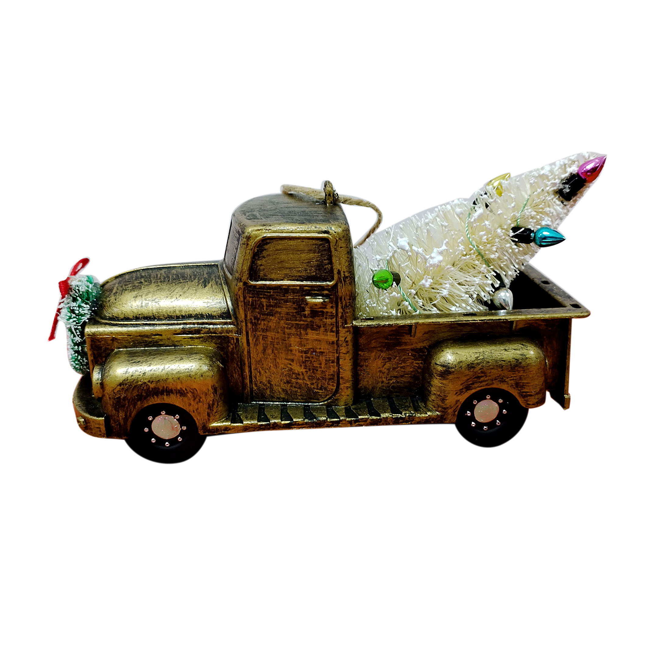 Plastic truck ornament 