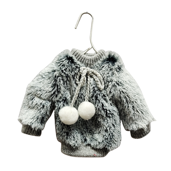 Grey sweater ornament  - copy