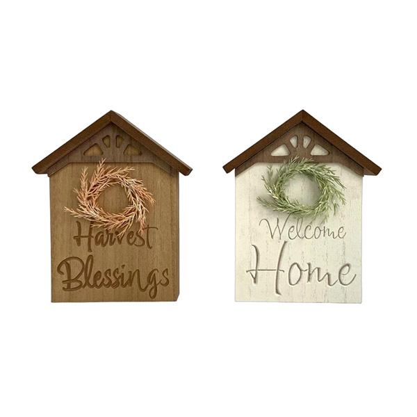 Wooden House Sign Ast