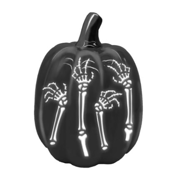 Ceramic Skeleton Hand Pumpkin