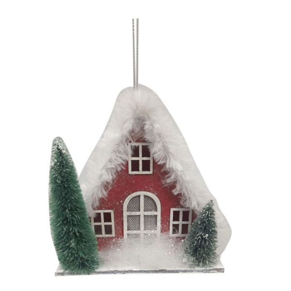 Red House Ornament