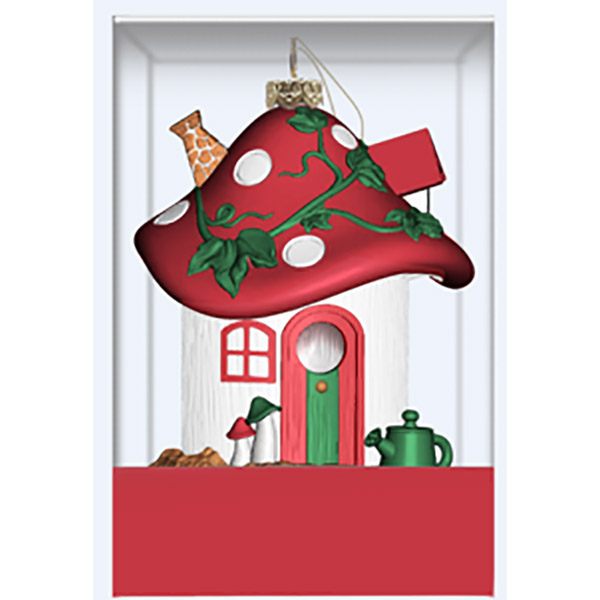 Mushroom House  Ornament