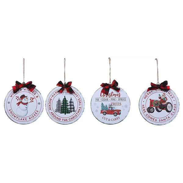 Round Xmas Ornament