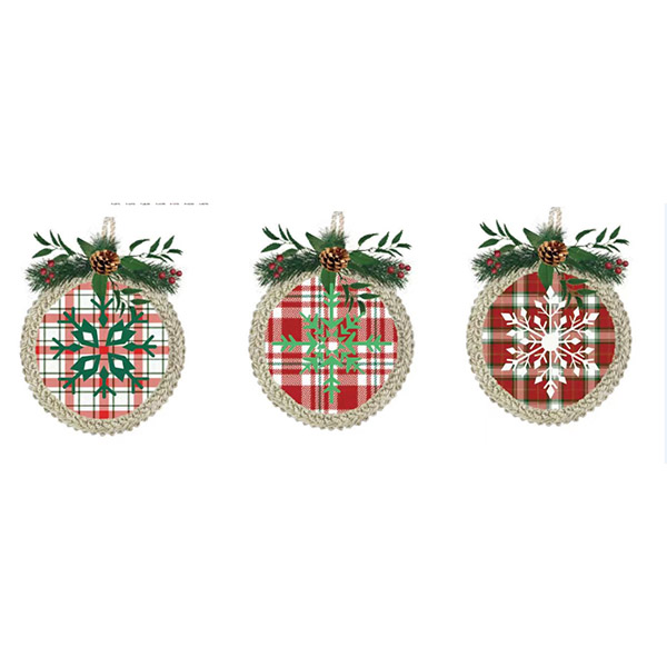 Round Xmas Ornamen