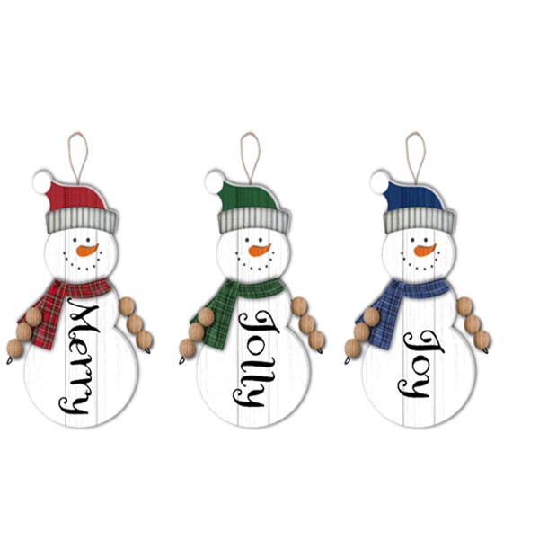 Xmas Snowman Ornament