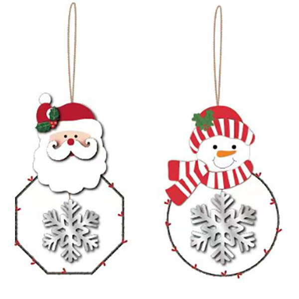 Snowman/Santa Ornament