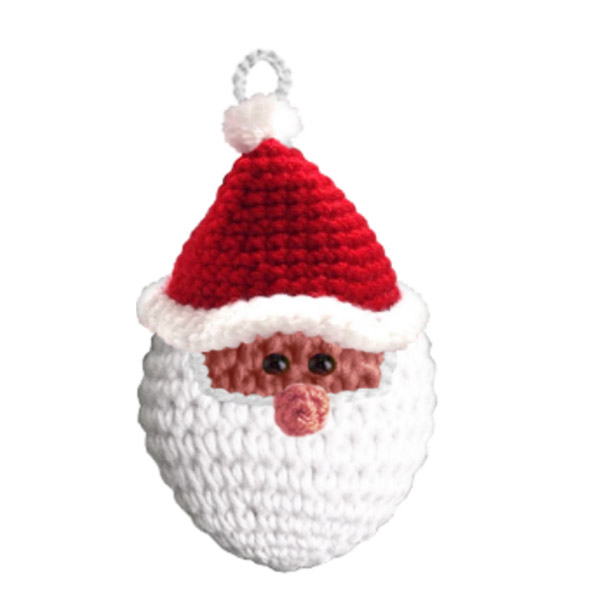 Knitwear Santa  Orn