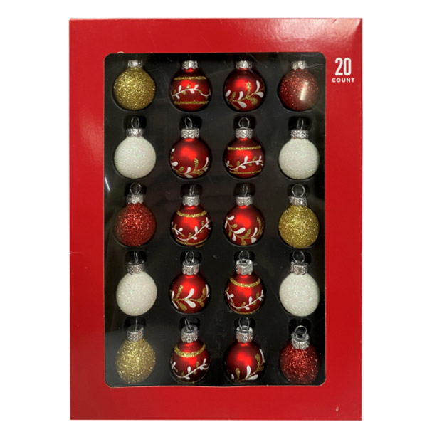 Xmas Mini Orn S/20 - copy