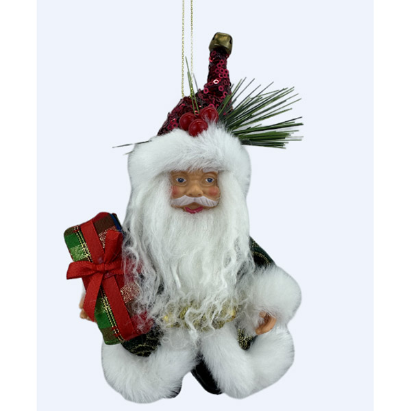 Red Santa with Gift Box